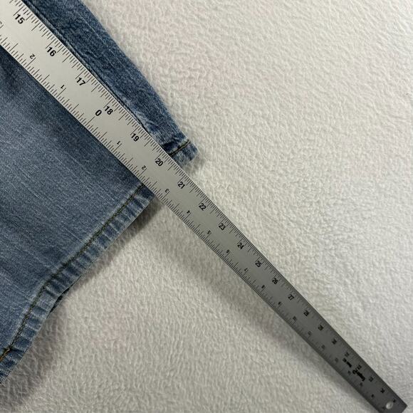 Levis Jorts Men's 36 Blue Denim 405 Standard Red Tab Jean Shorts Stretch NEW - Picture 5 of 8